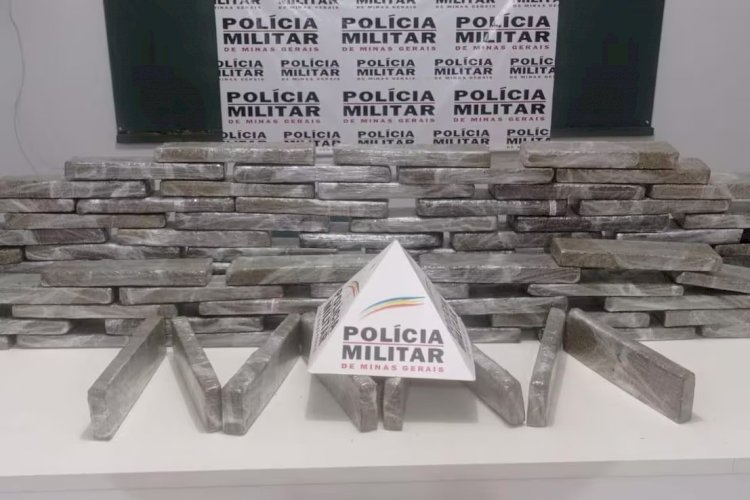 Polícia apreende, em MG, carro com cerca de 100kg de maconha que ia para o ES