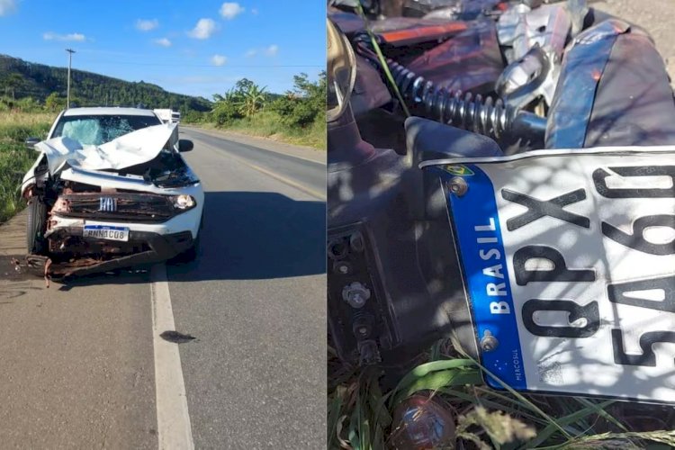 Mãe e filho morrem em acidente entre carro e moto na BR-381 em MG