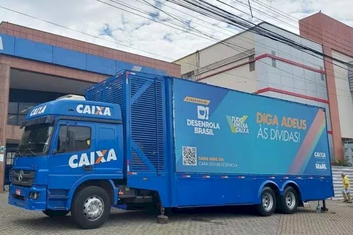 Caminhão da Caixa chega a Contagem para negociação de dívidas; saiba onde