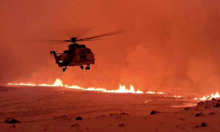 Vulcão entra em erupção na Islândia; veja imagens incríveis