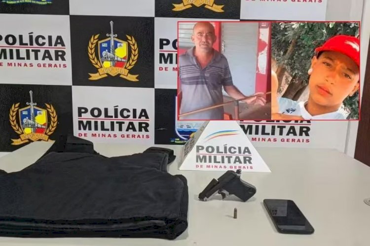 Adolescentes são apreendidos com arma e confessam homicídio de pai e filho em MG