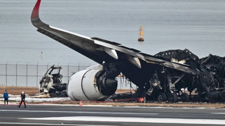 Pilotos da Japan Airlines não viram avião da Guarda Costeira antes da colisão