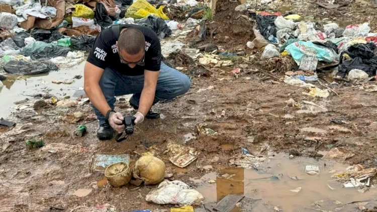 Mais dois crânios humanos são encontrados em sacos de lixo no interior de Minas