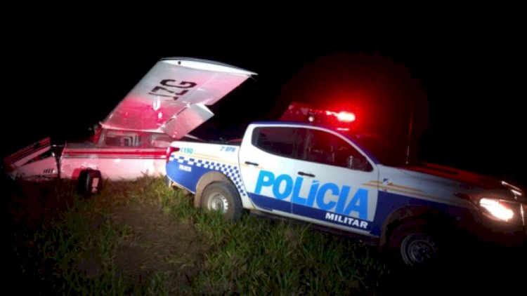 Vídeo: avião com 420 kg de cocaína faz pouso de emergência no TO; piloto foi preso