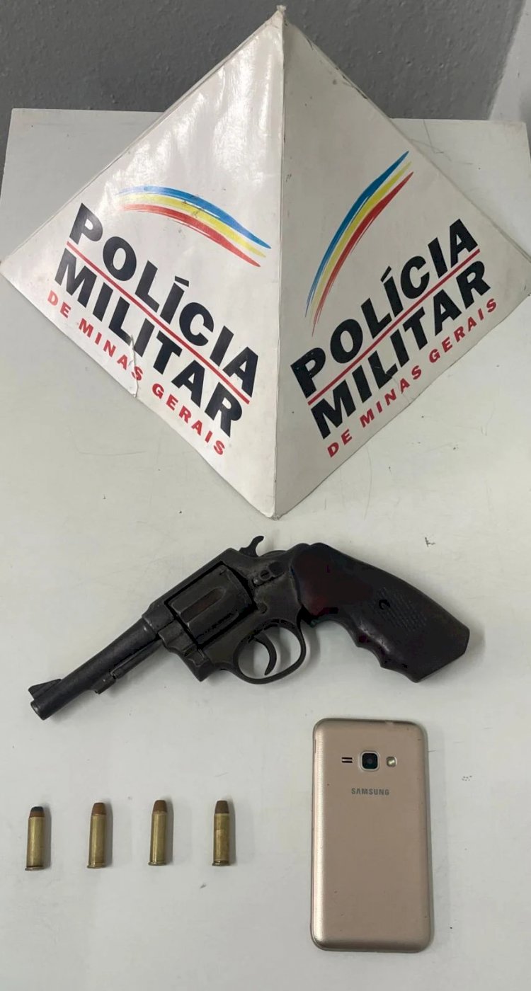 Homem é preso em Ipatinga com arma e munições durante Patrulhamento da PM