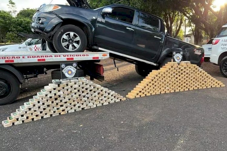 Agente da PRF é encontrado com 326 tijolos de cocaína e crack