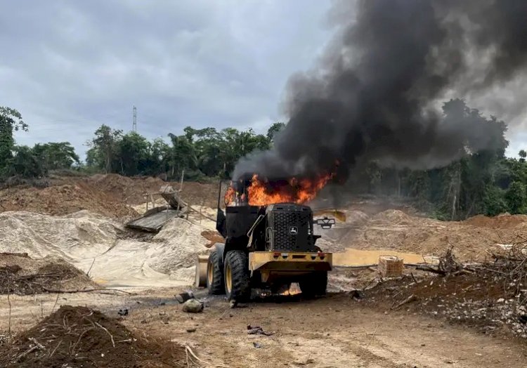 PF e ICMBio desativam garimpos ilegais no Pará