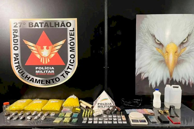 Homem é preso com revólver, loló, maconha, ectasy e cocaína em JF