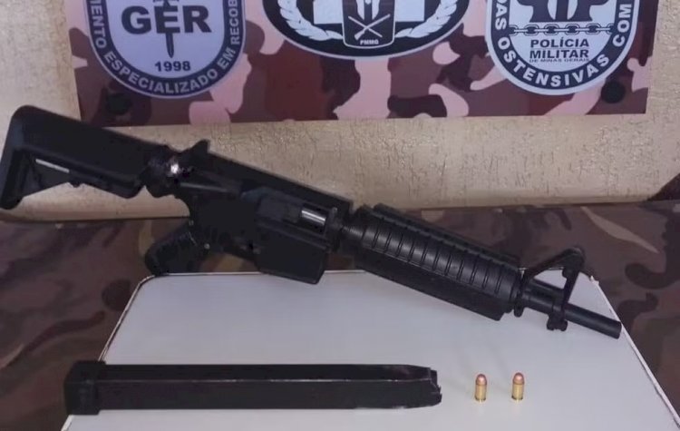 Arma de fogo artesanal com carcaça de airsoft é apreendida em Juiz de Fora