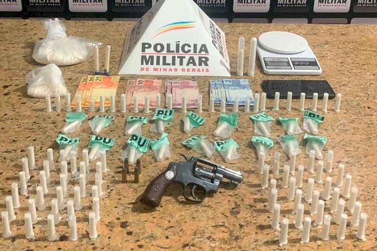 Mulher chama polícia para companheiro por traficar drogas em sua residência