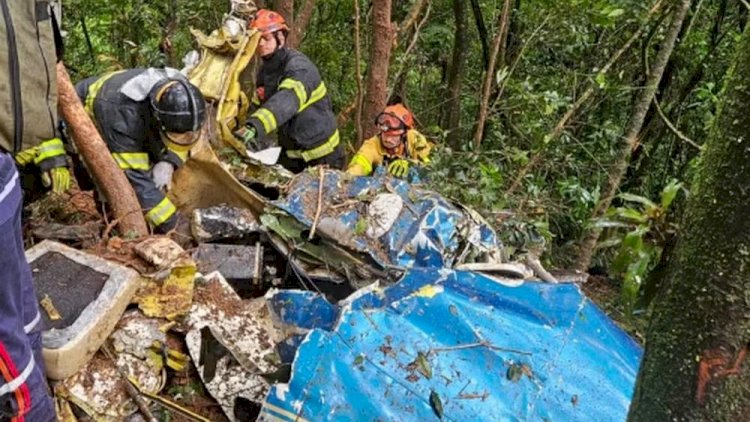 Duas pessoas morrem em queda de aeronave de pequeno porte na Grande São Paulo