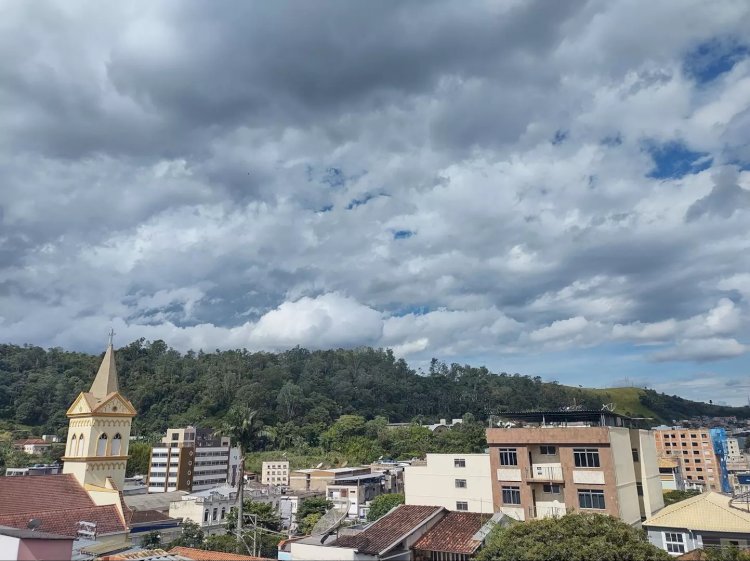 Final de semana será de sol com muitas nuvens e possibilidade de pancadas de chuva em Santos Dumont