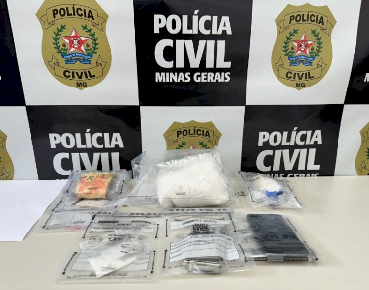 PCMG prende suspeito de tráfico de drogas em Guaxupé