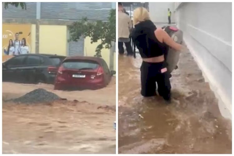 Vídeo: morador fica ilhado, muro cai, e entorno do aeroporto da Pampulha alaga