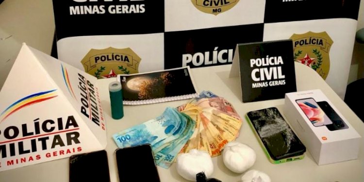 Dupla é presa suspeita de fazer 'delivery de drogas' no interior de Minas