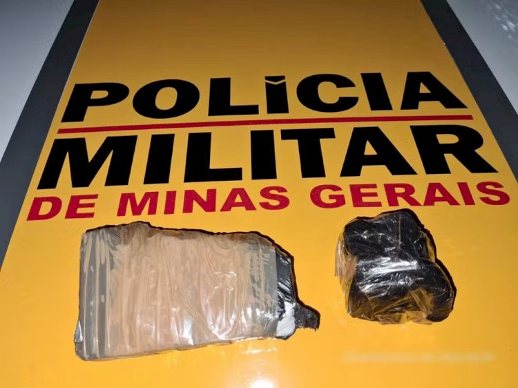 Motorista com cocaína joga carro contra policiais e tenta fugir de abordagem com pneu furado em MG