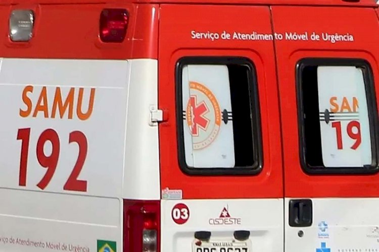 Ambulância do Samu se envolve em acidente no Manoel Honório