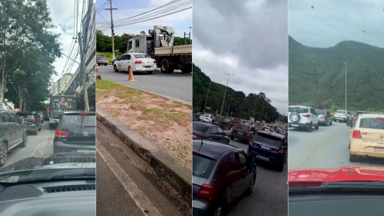 Vídeo: segunda-feira de trânsito caótico trava vida de moradores de BH