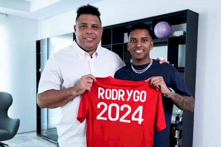 Empresa de Ronaldo Fenômeno agenciará carreira de Rodrygo, do Real Madrid