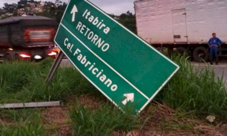 Motorista de caminhão morre ao sofrer mal súbito e invadir canteiro da BR-381