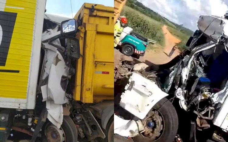 Batida entre carretas deixa um morto e outro ferido na Rodovia Fernão Dias, em Campanha, MG