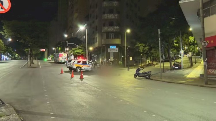 Acidente deixa uma pessoa morta e outra ferida no Centro de BH