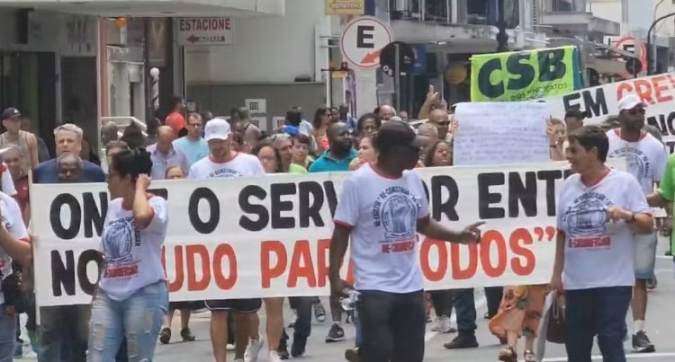 Servidores municipais entram em greve por tempo indeterminado em Juiz de Fora