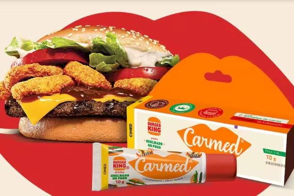 Carmed e Burger King lançam protetor labial que esquenta no sabor 