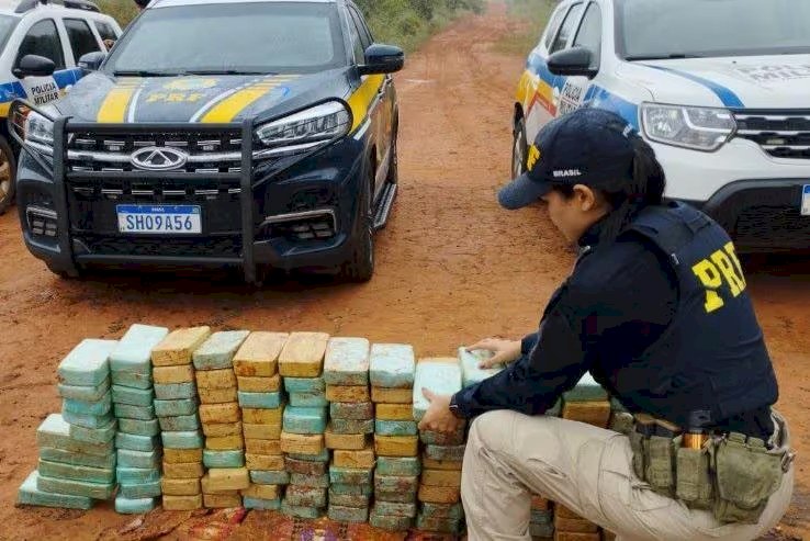 Homem é preso após bater caminhão frigorífico com 200kg de pasta base de cocaína