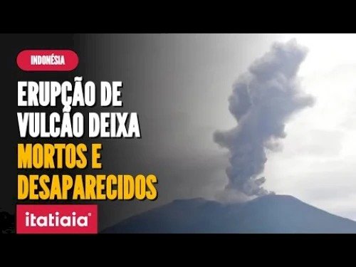 Mais de 10 mil pessoas deixam região da Indonésia após vulcão entrar em erupção