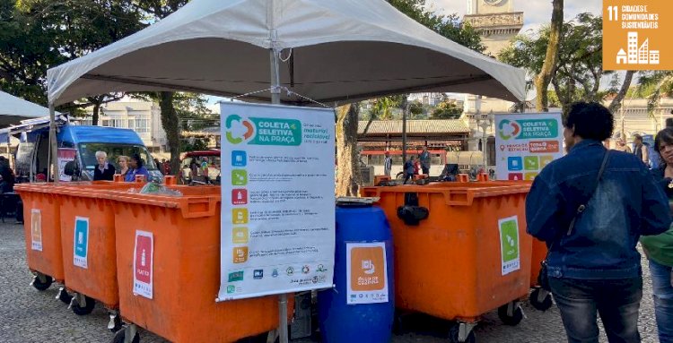 Mais uma edição do “Coleta Seletiva na Praça” acontece na Praça da Estação nesta quinta, 18