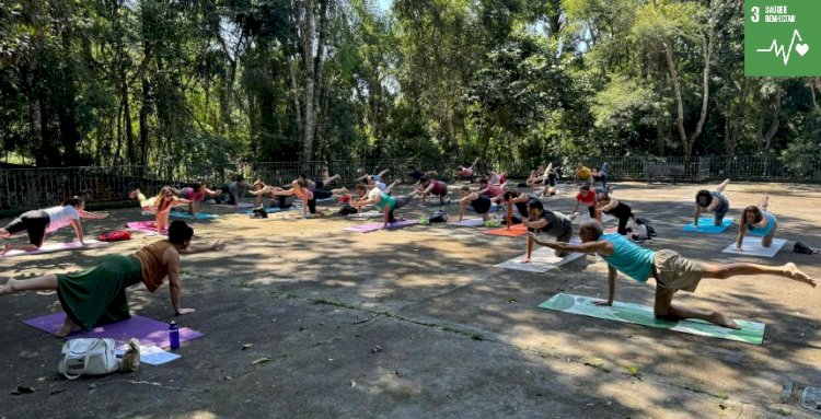 Yoga no Parque acontece no Parque Municipal no domingo, 21