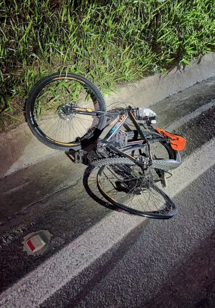 Motorista atropela, mata ciclista e foge na MG-050, em Córrego Fundo