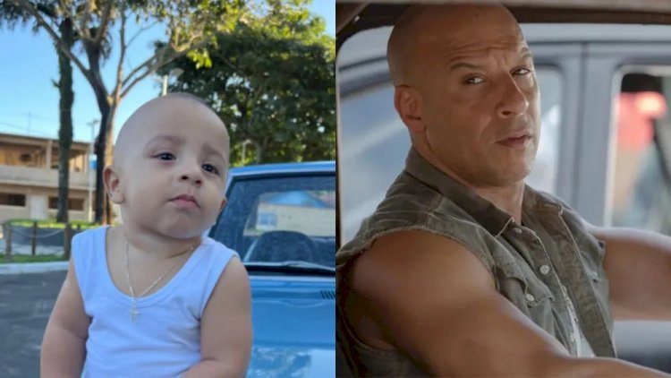 Baby Toretto: bebê viraliza por semelhança com o ator Vin Diesel