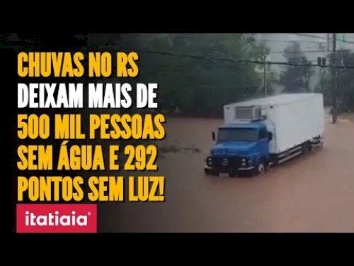 Temporal no RS: mais de 500 mil pessoas estão sem água e há 292 pontos sem luz