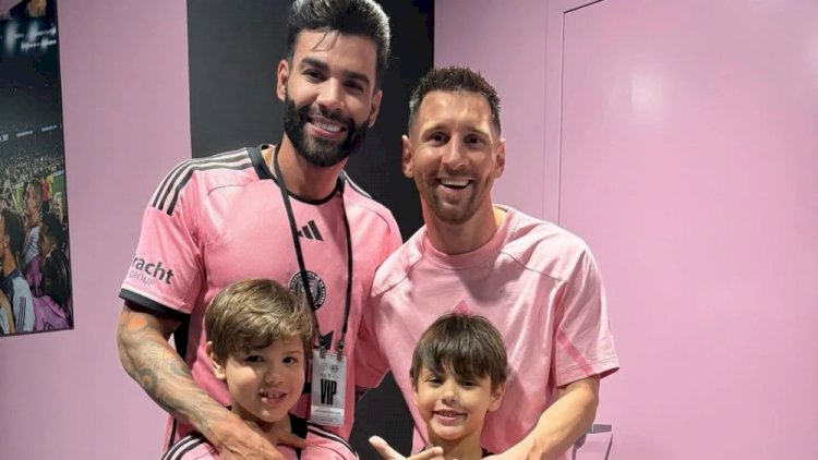 Cantor sertanejo tieta Lionel Messi em jogo do Inter Miami: ‘Ídolo demais’