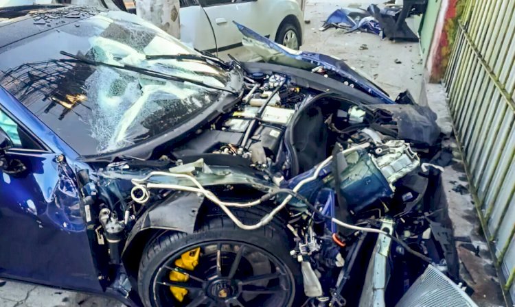 Condutor de Porsche que matou motorista em acidente está foragido