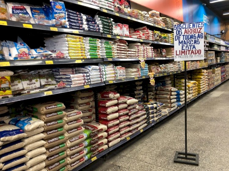 Preço do arroz em supermercados da Grande BH começa a subir