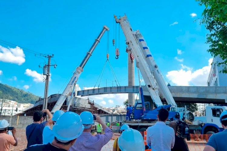 Viaduto da Benjamin Constant deve ficar pronto em junho