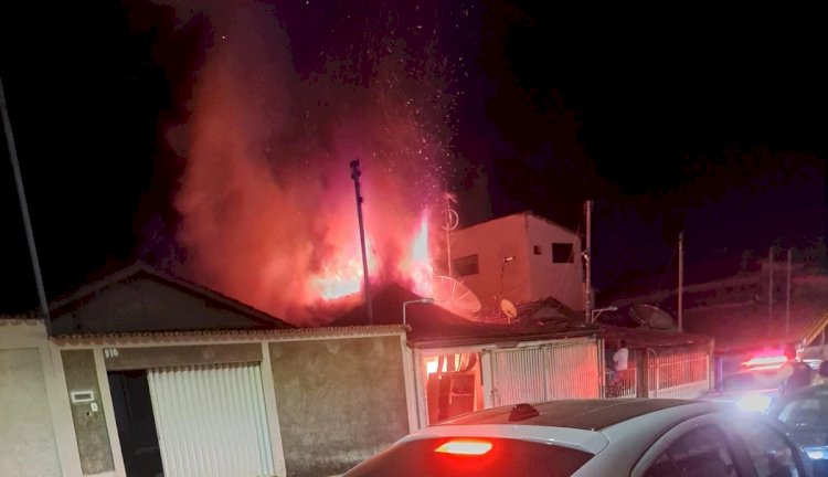 Quatro cachorros morrem durante incêndio a residência em MG