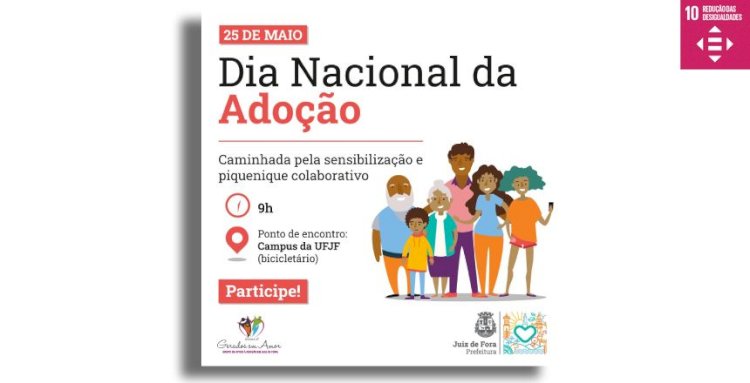 Dia Nacional da adoção é celebrado com caminhada para dar visibilidade à causa