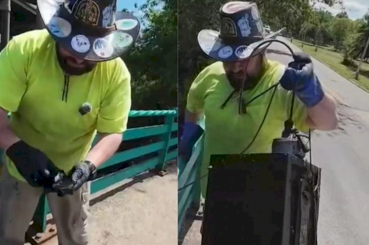 Casal pesca cofre com mais de 100 mil dólares em fundo de lago