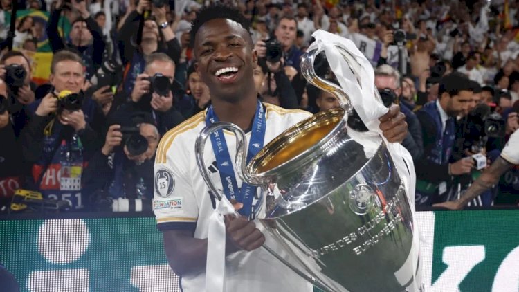 Vini Jr é eleito o melhor jogador da Champions League pela UEFA