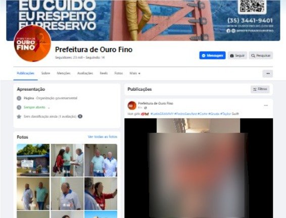 Prefeitura é hackeada em MG, e perfil é invadido por conteúdo adulto