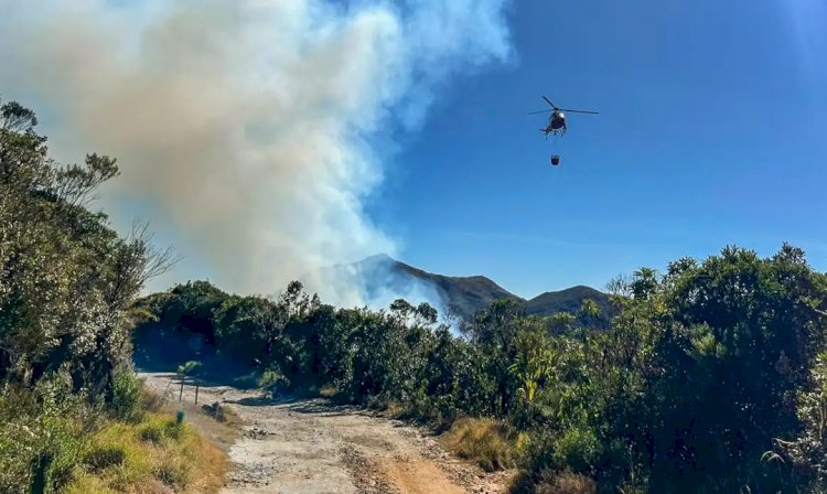 Parque Nacional do Itatiaia tem 300 hectares atingidos por incêndio