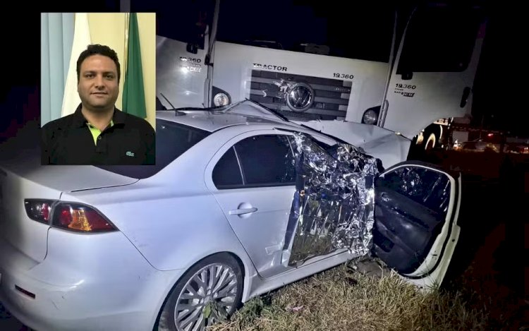 Vereador de Ipuiúna morre em acidente entre carro e caminhão na MG-455, em Andradas, MG