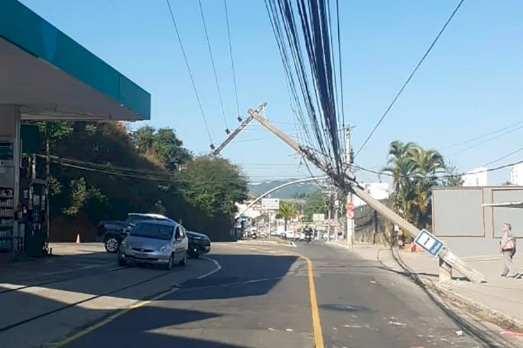 Moradores do Bandeirantes ficam sem energia elétrica após acidente