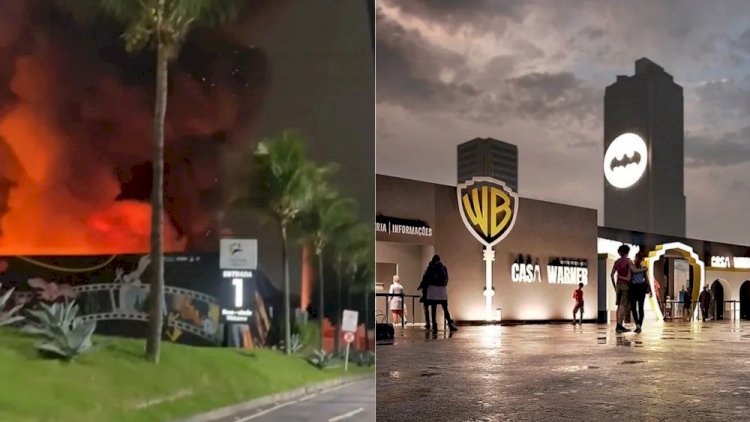 Vídeo: incêndio destrói exposição da Warner Bros com universo de Harry Potter e Batman no RJ