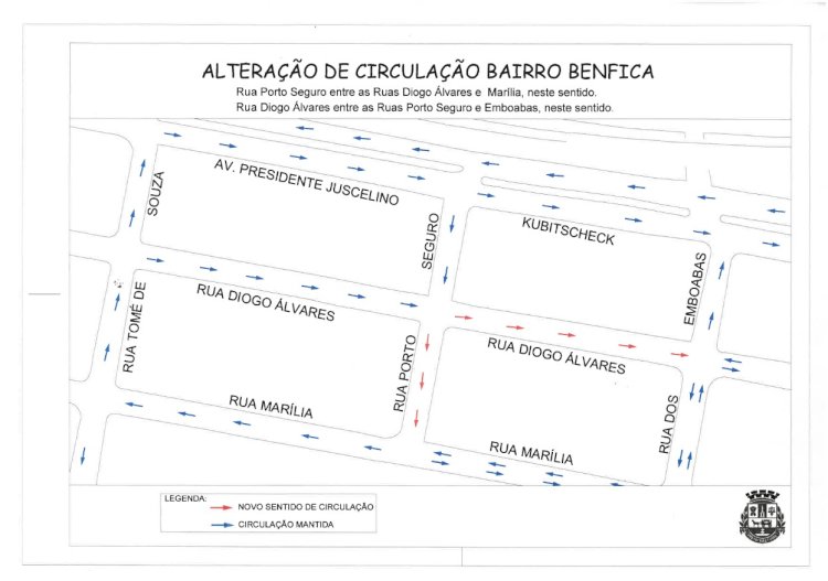 PJF divulga alterações no trânsito do bairro Benfica