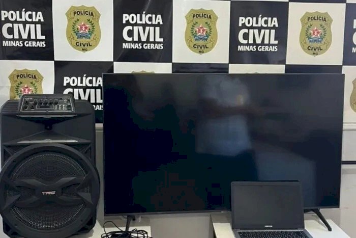 PCMG encontra em JF TV, notebook e equipamento de som roubados em Coronel Pacheco